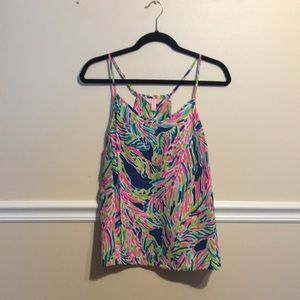 Lilly Pulitzer Silk Dusk Top